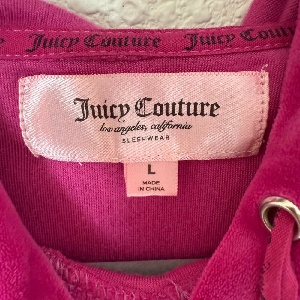 Vintage Juicy Couture Sleepwear Set in Technicolor Pink - Picture 4 of 16